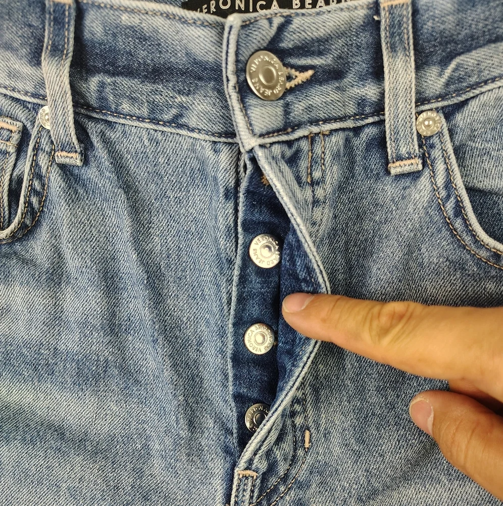 Veronica Beard Blake Classic Straight High Rise Jeans Size  30/10  $298 - Picture 4 of 8